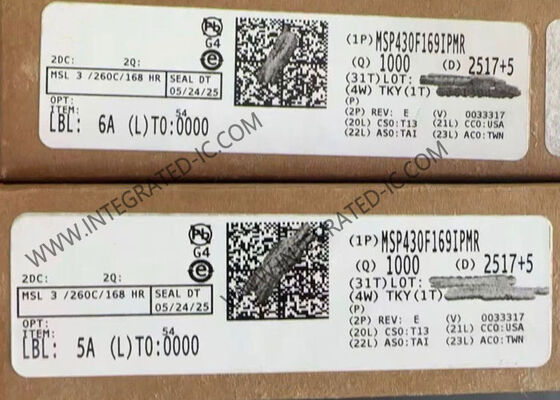 MSP430F169IPMR Mikrodenetleyici MCU Ultra Düşük Güç 16-Bit 8MHz 60 kB Program Bellekli