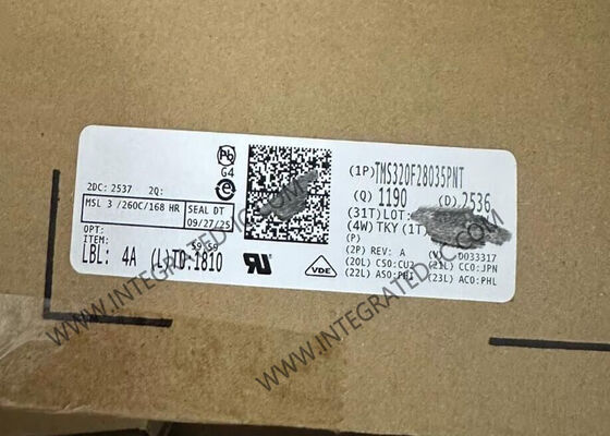 TMS320F28035PNT C2000TM 32 Bit Mikro Denetleyici MCU 60MHz Hız 128KB Flash ve 45 I/O Gerçek Zamanlı MCU ile
