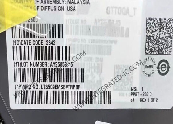 LT3509EMSE Entegre Devre Çip Çift 36V 700mA Step-Down Regulator MSOP-16