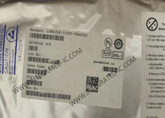 LCMXO3LF-2100C-5BG256C MachXO3 FPGA Çip, düşük güç uygulamaları için LFBGA-256 Paketinde 2100 Mantıksal Element ile