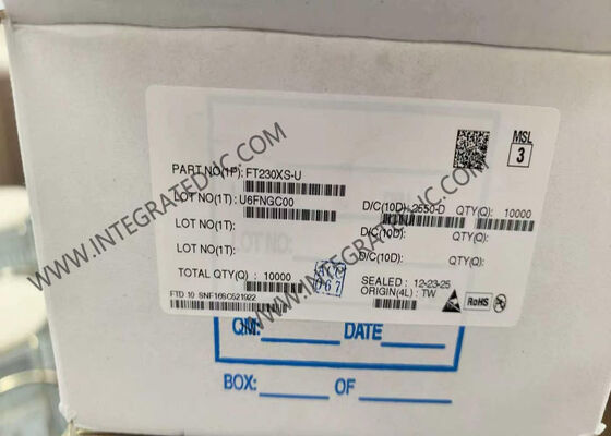 FT230XS-U Entegre Devre Çip 12Mb / s USB Tam Hız 3MBaud UART Arabirimi düşük güç tüketimi 8mA ile