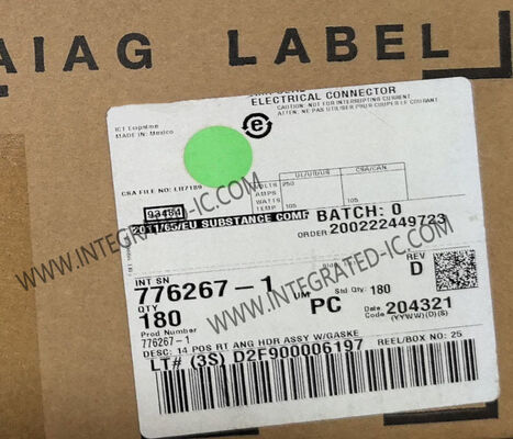 Otomotiv Uygulamaları için 250VAC Derecelendirmeli 14 Pozisyonlu Dik Açılı AMPSEAL PCB Konnektör Başlığı