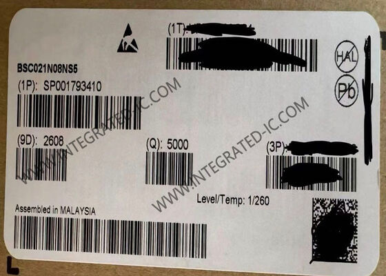 BSC021N08NS5 SuperSO8 Paketinde 226A Sürekli Drenaj Akımlı 80V N-Kanal OptiMOS™ Güç MOSFET Transistörü