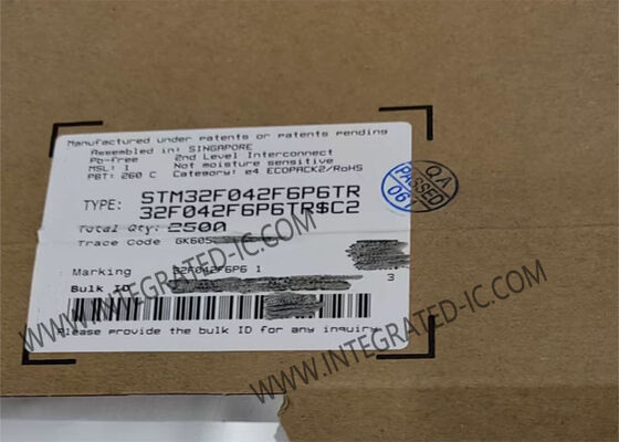 STM32F042F6P6TR 32 bitlik Mikro denetleyici MCU, 48 MHz ARM Cortex-M0 çekirdeği ve USB desteği
