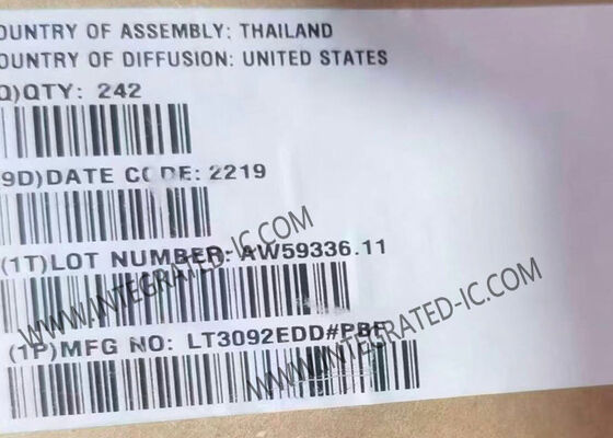 LT3092EDD Entegre Devre Çip 200mA 1.2V'den 40V'ye kadar giriş aralığı olan 2 terminalli programlanabilir akım kaynağı