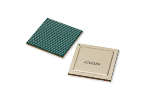 BCM83364 Ethernet IC Ultra Düşük Güçlü, Düşük Gecikmeli Arka Panel Retimer ve Şanzıman PHY