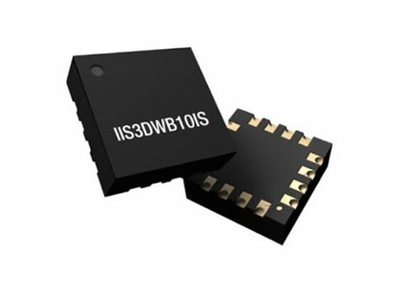 IIS3DWB10IS Sensör IC Düşük Gürültülü 3 Eksenli Dijital titreşim sensörü LGA-16 Hızlandırma sensörü