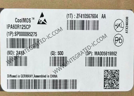IPA60R125CP 650V CoolMOS™ N-Kanal Güç MOSFET Transistörü, 25A Sürekli Tahliye Akımı ile