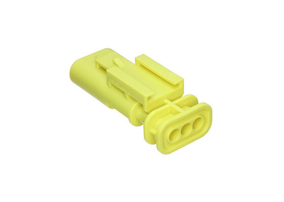 1-1703494-4 Bağlantılar 3 Konum MCON 1.2mm Otomobil Kontajı Bağlantısı Erkek Terminaller İçin