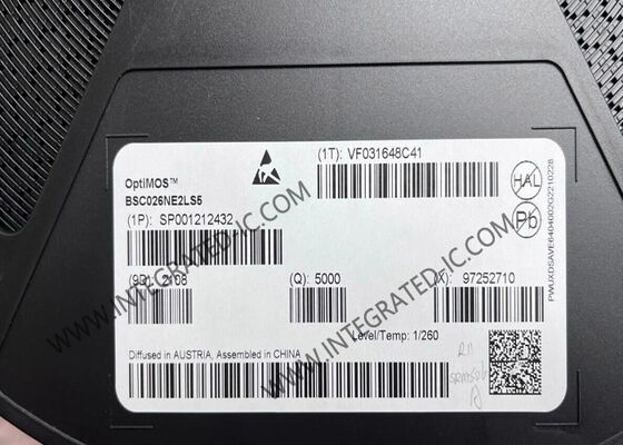 BSC026NE2LS5 Entegre Devre Çip 25V OptiMOSTM 5 N-Kanal Güç-MOSFET Transistörü 82A İdrak Akımı ve 4 mOhms Direniş