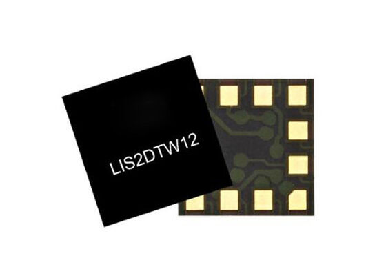 LIS2DTW12 Sensör IC MEMS Dijital Çıktı Çift Hareket Ve Sıcaklık Sensörü Ultra Düşük Güç Tüketimi ve ±2g/±4g/±8g/±16g Tam Ölçek