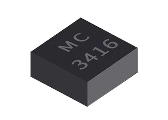 MC3416-P 3 Eksenli Hızlandırıcı Sensör IC, LGA-12 Paketinde ±16g Aralık 128-1024Hz Bant Genişliği