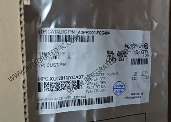 A3PE3000-FGG484 ProASIC3E Flash FPGA, 350 MHz Hız, 341 I/O ve 3000000 Kapı
