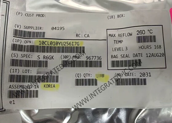 10CL010YU256I7G 1.2V Cyclone 10 LP Alan Programlanabilir Geçit Dizisi FPGA 256-LFBGA