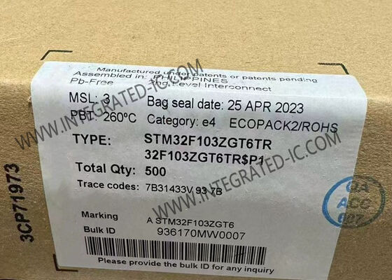 STM32F103ZGT6TR 32 bitlik Mikrodenezgâh 72MHz Tek çekirdekli LQFP-144 MCU
