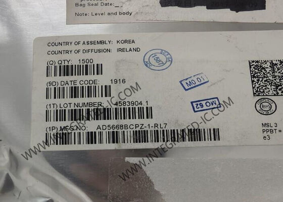 AD5668BCPZ-1 Entegre Devre Çipi Sekizli 16-Bit SPI Voltaj Çıkışlı Sayısal-Analog Çevirici