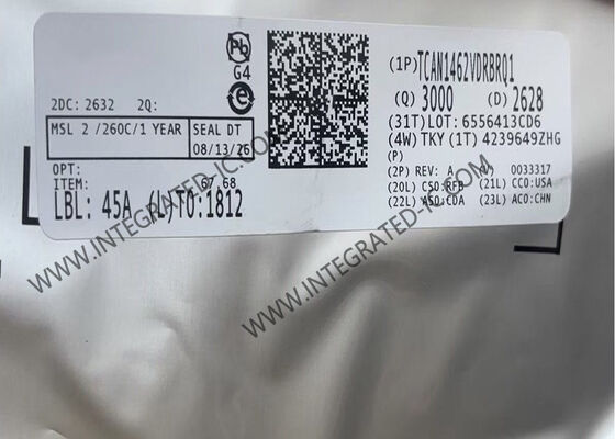 TCAN1462VDRBRQ1 Sinyal Geliştirme ile Entegre Devre Çipleri VDFN8 Paketinde CAN FD Alıcı