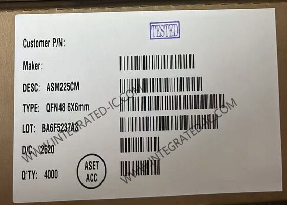 ASM225CM Integrated Circuit Chip USB 3.2 Gen1 to SATA Bridge Controller with 6Gbps Speed in QFN-48L Package