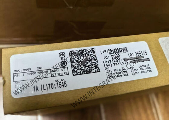 DRV8824PWPR Entegre Devre Çipleri 45V 1.6A Stepper Motor Sürücüsü 1/32 Mikrostepping