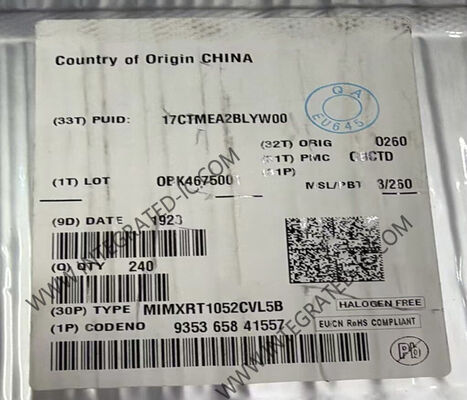 MIMXRT1052CVL5B ARM Cortex M7 Mikrodenetleyici MCU 528MHz Tek Çekirdekli 512KB RAM Endüstriyel Sınıf