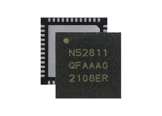 NRF52811-QFAA-R BT IC 2.4GHz Düşük Enerji BT 5.4 SoC QFN48 BT 5.4 Çip Üzerindeki Sistem