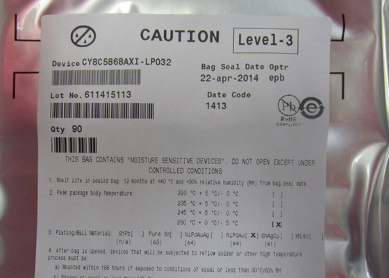Entegre Devre Çipi CY8C5868AXI-LP032 32-Bit Tek Çekirdekli Mikrodenetleyici IC