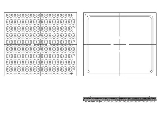 Virtex-5 Ailesi FPGA XC5VLX30T-1FF323C Gömülü - Alan Programlanabilir Kapı Dizisi