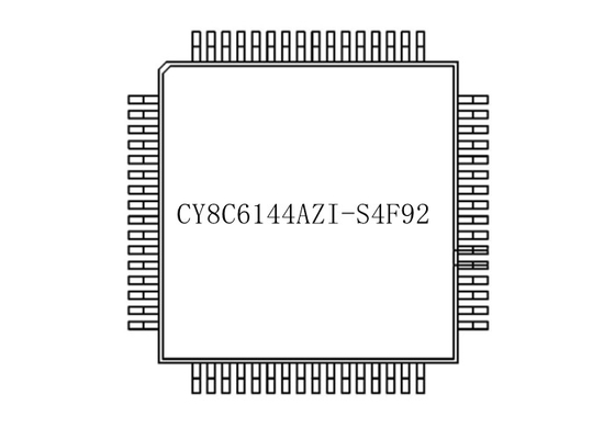 64-TQFP Entegre Devre Yongası CY8C6144AZI-S4F92 256KB ARM Cortex -M4F Mikrodenetleyici
