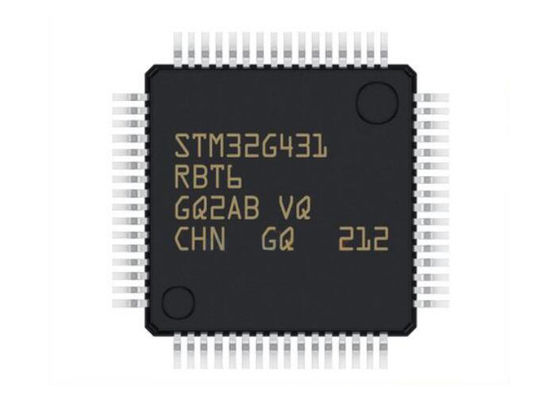STM32G431RBT6 ARM Cortex-M4F Mikrodenetleyici, 170MHz Hız, 128KB Flash Bellek ve LQFP64 Paketinde 32-Bit Tek Çekirdek