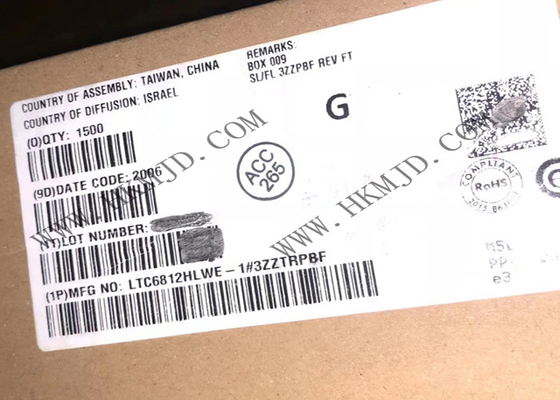Pil Yönetimi LTC6812HLWE-1 Papatya Zinciri Arabirimli 15 Hücreli Pil Yığını Monitörü