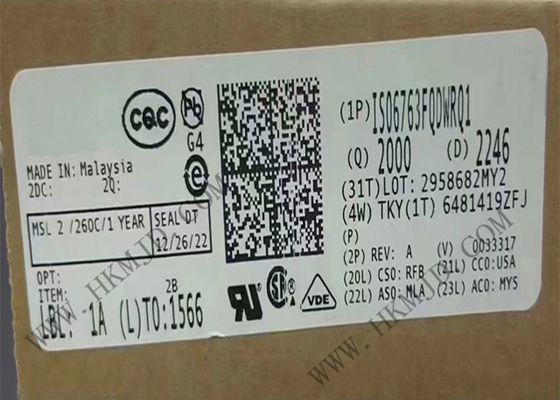Entegre Devre Yongası ISO6763FQDWRQ1 Altı Kanallı Dijital İzolatörler SOIC16