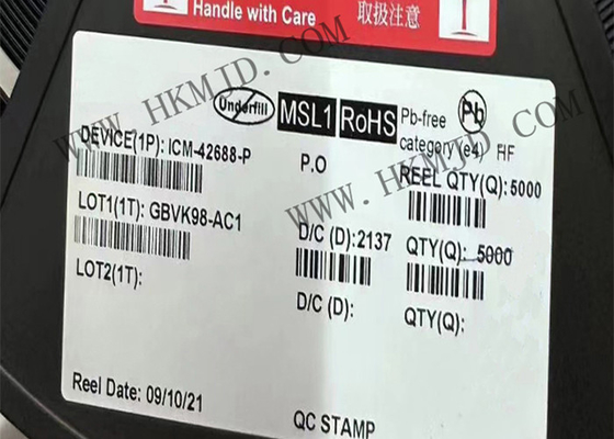 Entegre Devre Yongası ICM-42688-P Yüksek Hassasiyetli 6 Eksen Sensör Çıkışı LGA14