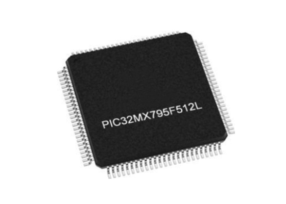 512KB Flash PIC32MX795F512L-80I/PT 32-Bit Tek Çekirdekli Mikrodenetleyiciler - MCU 100-TQFP