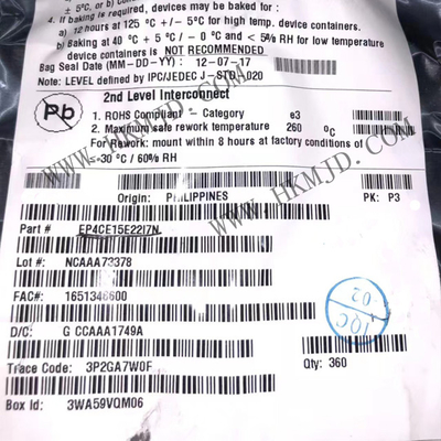 Entegre Devre Yongası 144-EQFP EP4CE15E22I7N 200 MHz Alan Programlanabilir Kapı Dizisi
