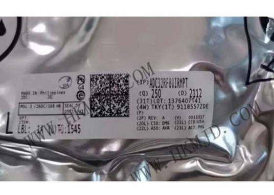 ICs Chip ADC32RF80IRMPT Çift Kanallı 3-GSPS Telekom Alıcısı ve Geri Bildirim Cihazları