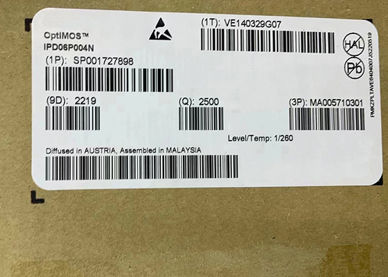 P Kanalı IPD06P004N Güç MOSFET Transistör TO-252-3 Entegre Devre Yongası 60V
