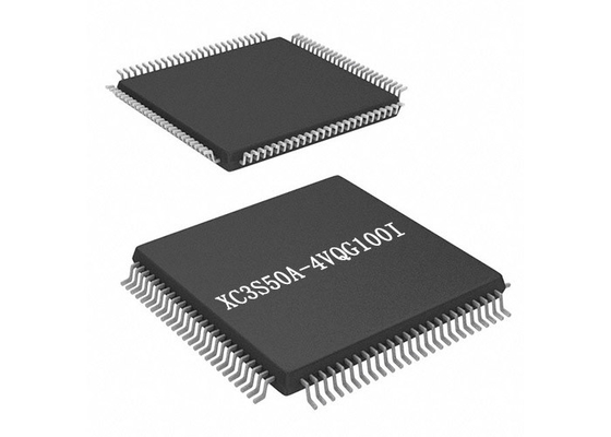 Yüzey Montajlı Entegre IC 100-TQFP XC3S50A-4VQG100I Alanda Programlanabilir Kapı Dizisi IC