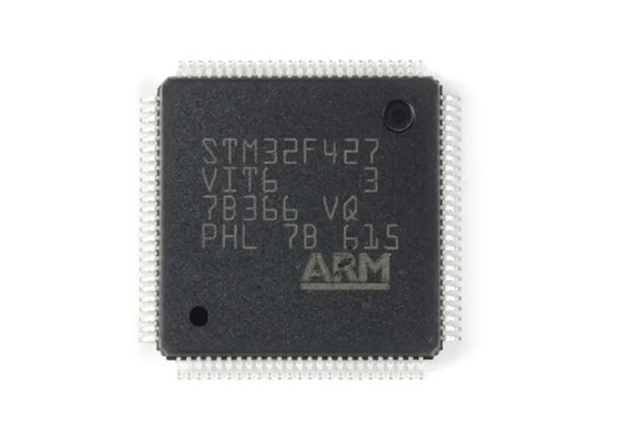 LQFP100 Mikrodenetleyici MCU STM32F427VIT6 Tek Çekirdekli 180MHz Mikrodenetleyici Yongası