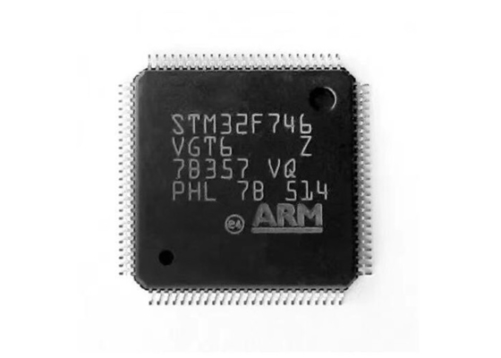 Tek Çekirdekli STM32F746VGT6 Mikrodenetleyici MCU 100LQFP 216MHz Mikrodenetleyici Çipi