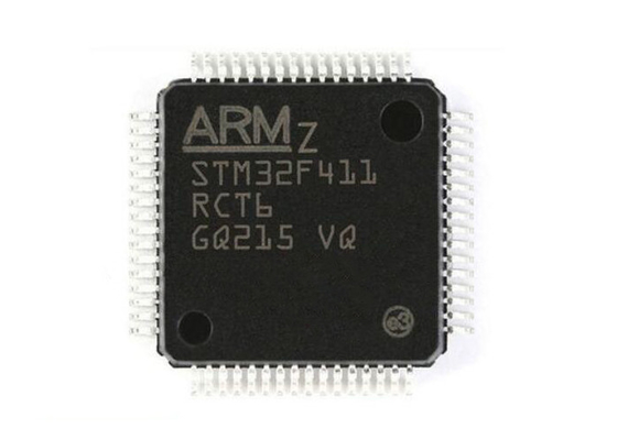 100MHz Mikrodenetleyici MCU STM32F411RCT6 32Bit Tek Çekirdekli 64LQFP Mikrodenetleyici IC