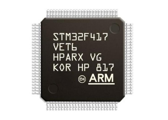 Tek Çekirdekli STM32F417VET6 Mikrodenetleyici MCU 100LQFP ARM Cortex-M4 512KB Flash
