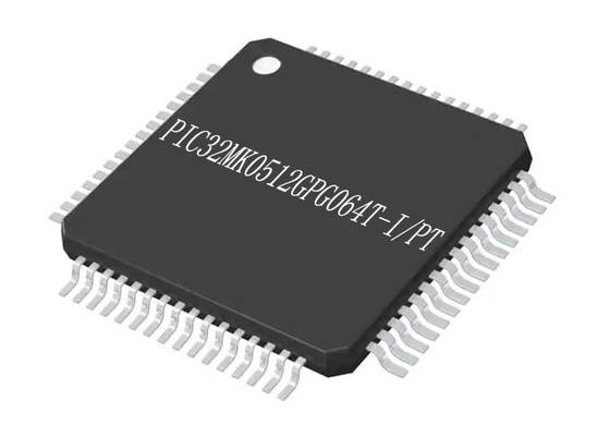 Tek Çekirdekli PIC32MK0512GPG064T-I/PT Mikrodenetleyici MCU 64TQFP Mikrodenetleyici IC