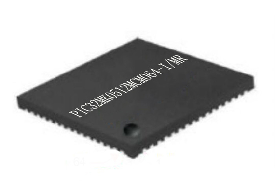Mikrodenetleyici MCU PIC32MK0512MCM064-I/MR Tek Çekirdekli 64QFN Mikrodenetleyici Yongası