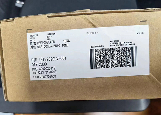 32MHz Mikrodenetleyici MCU R5F100GEAFB 16Bit Mikrodenetleyici Çip 48LQFP Düşük Güç