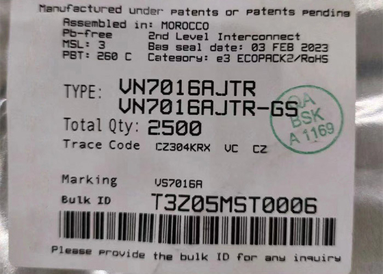Entegre Devre Yongası VN7016AJTR Yüksek Taraf Sürücü IC'si PowerSSO16 Tek Kanal