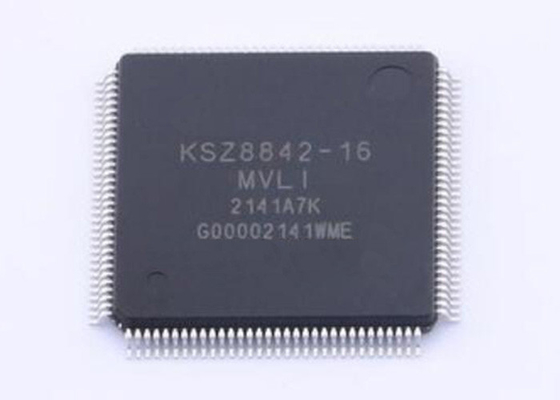 Entegre Devre Çip KSZ8842-16MVLI İki Portlu Ethernet Değiştiricisi IC LQFP128