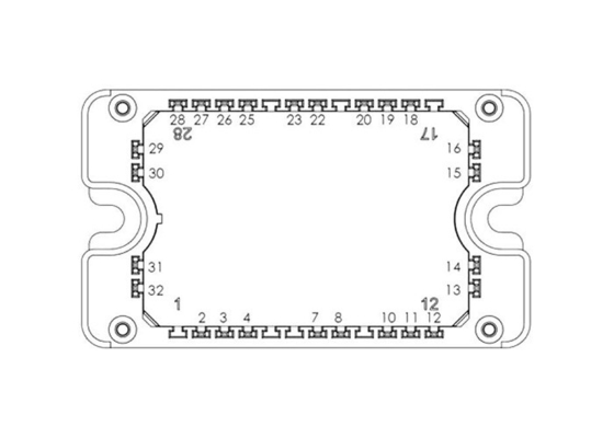 Otomotiv IGBT Modülleri MSCSM70VM19C3AG Mosfet Dizisi Şasi Montajlı Transistörler