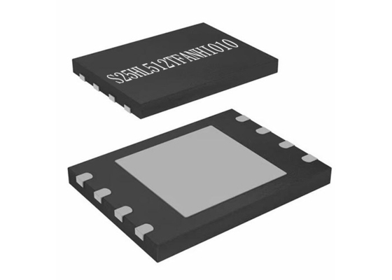 512Mbit Bellek Yongası S25HL512TFANHI010 166MHz FLASH NOR Bellek IC 8-WDFN IC Yongaları