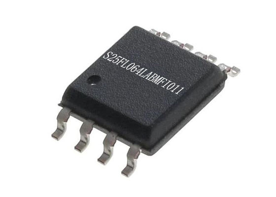 108MHz FLASH NOR Bellek IC S25FL064LABMFI011 8-SOIC Entegre Devre Yongası 64Mbit