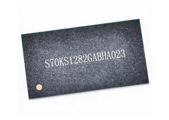 Bellek IC Chip S70KS1282GABHA023 200MHz Sahte SRAM Bellek IC 24-FBGA